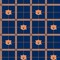 Sykel Enterprises-Auburn University Flannel Fabric-Auburn Tigers Plaid Cotton Flannel Fabric